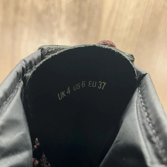 Hunter Boots Womens Size 6 Original Quilted Lace Up Short Rain Black Brown - Picture 10 of 11